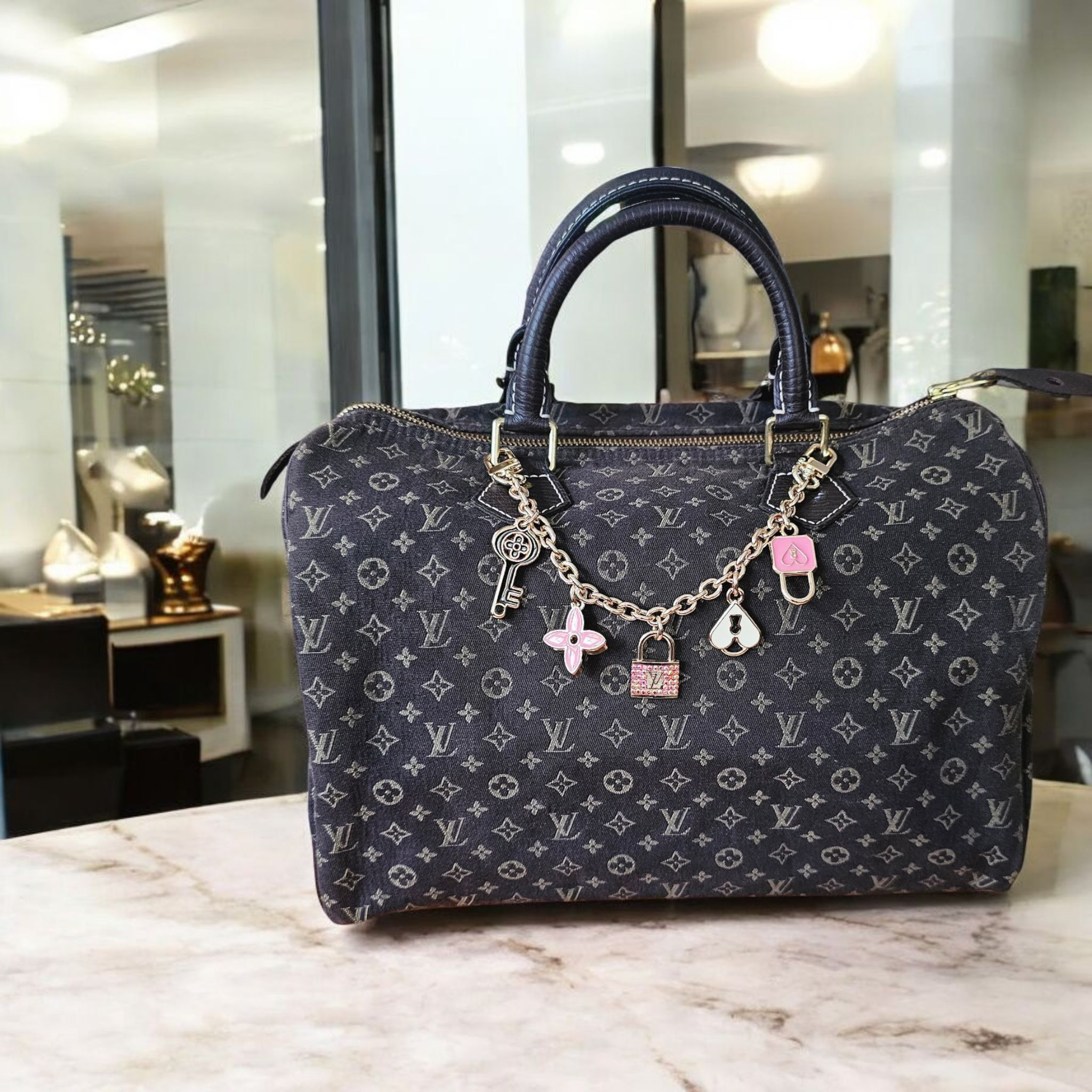 Louis Vuitton Mini Lin Speedy 30 Limited Edition – Steel City