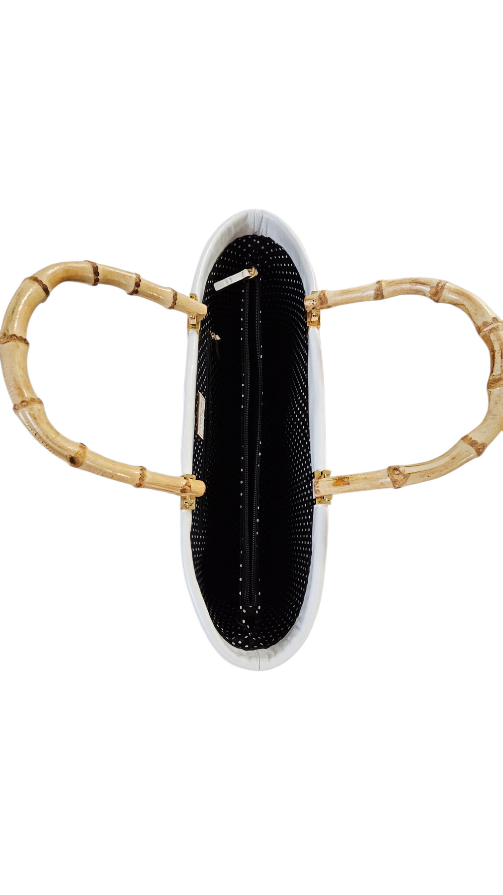 Kate Spade Woven Bamboo Handle Tote