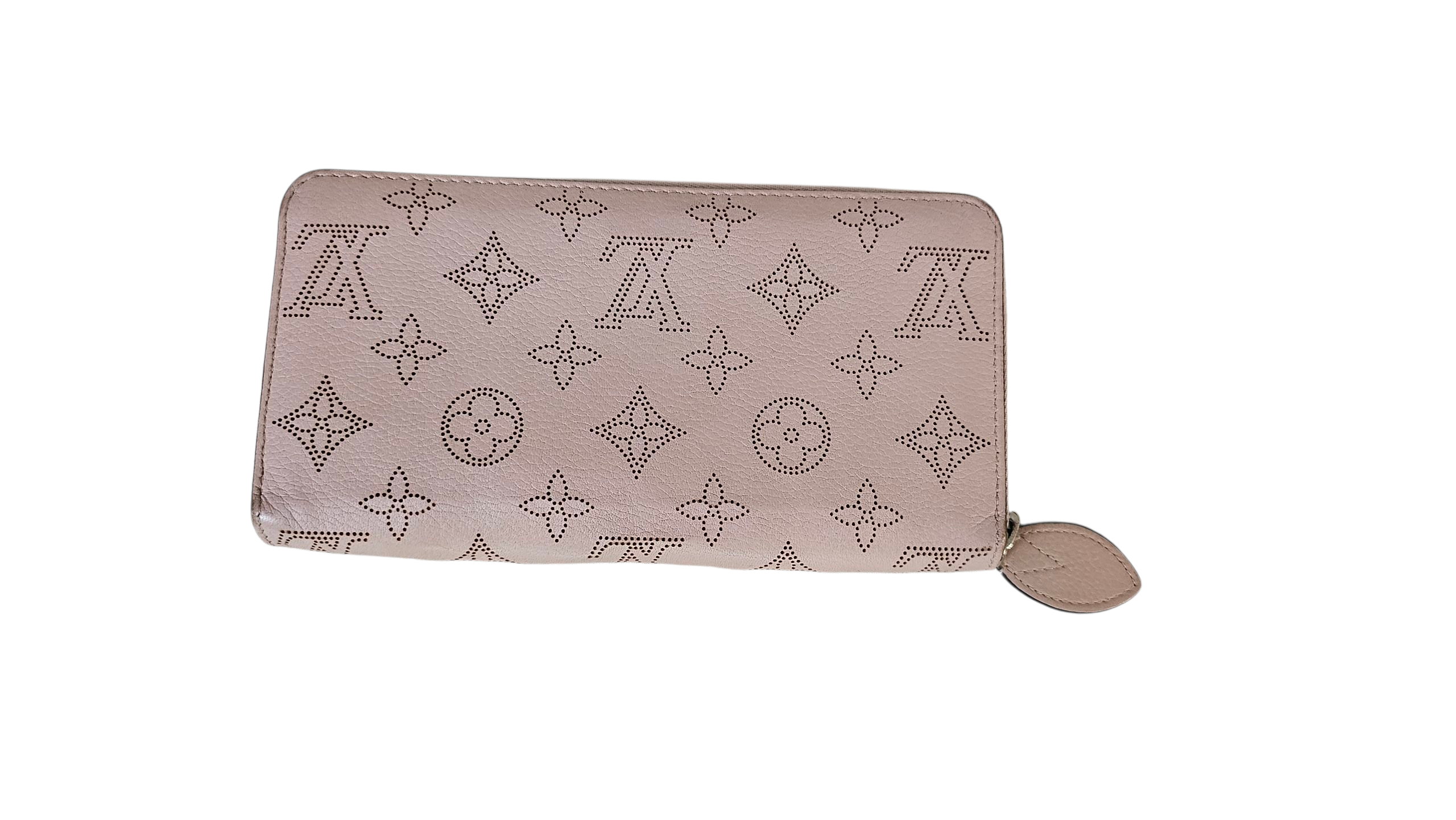 Louis Vuitton Monogram Mahina Zippy Long Wallet Blush Pink