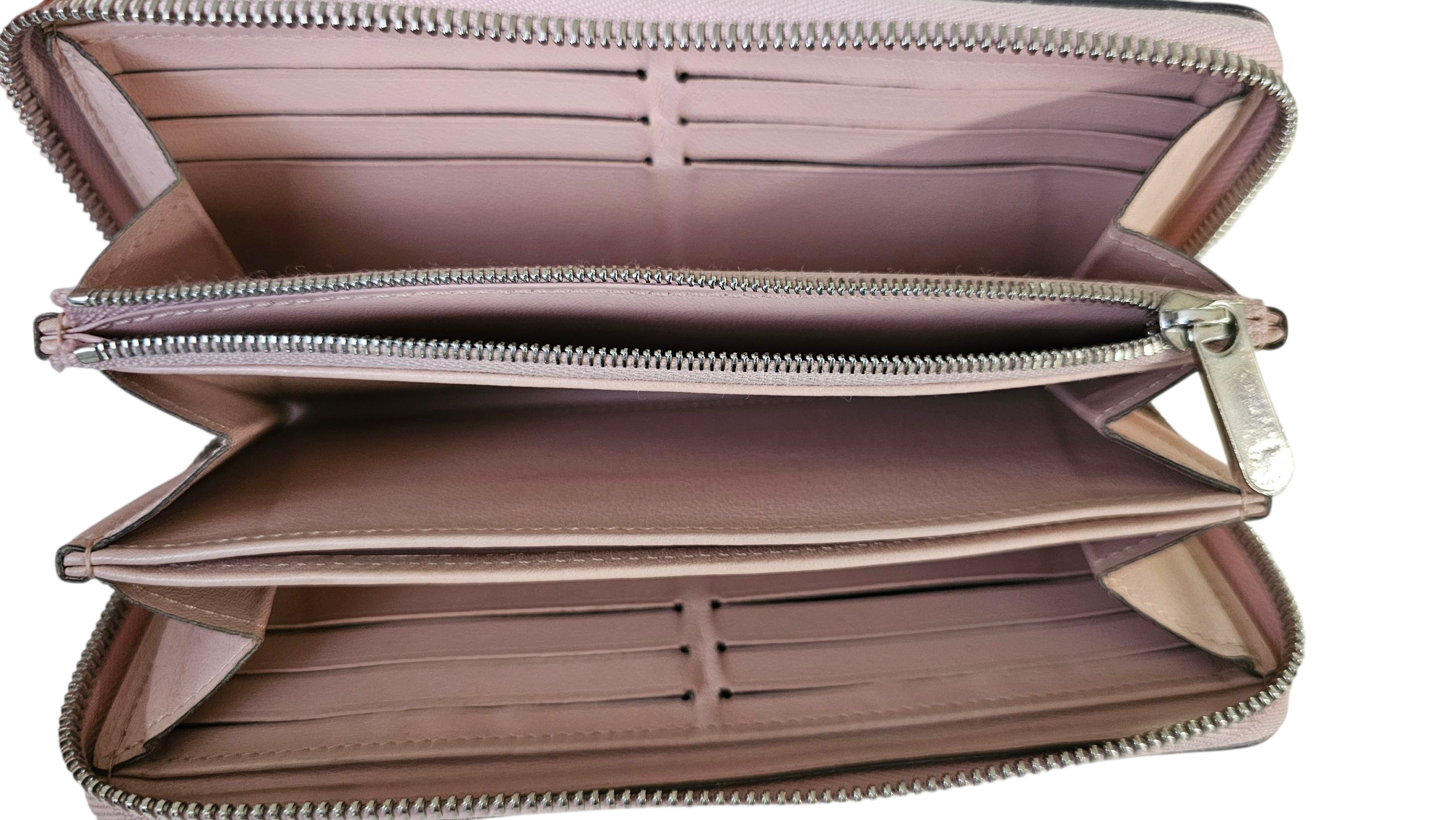 Louis Vuitton Monogram Mahina Zippy Long Wallet Blush Pink