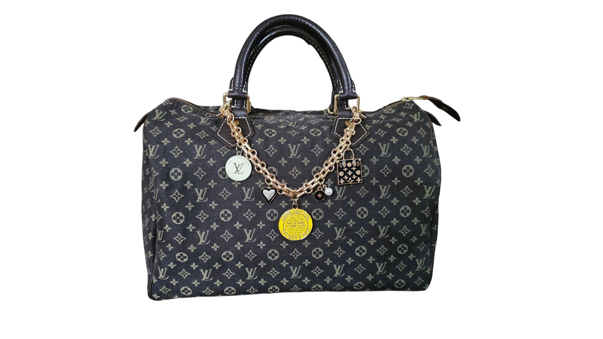 Upcycled Louis Vuitton Charmed Bag Collar