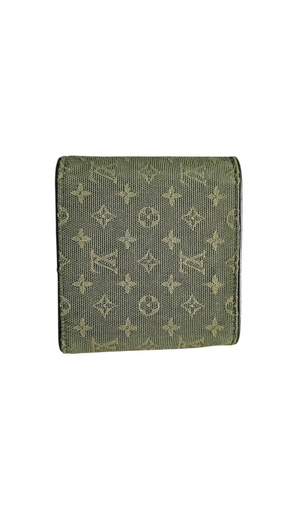 Louis Vuitton Mini Lin Porte-Billets Wallet Rare Green EUC Y2K