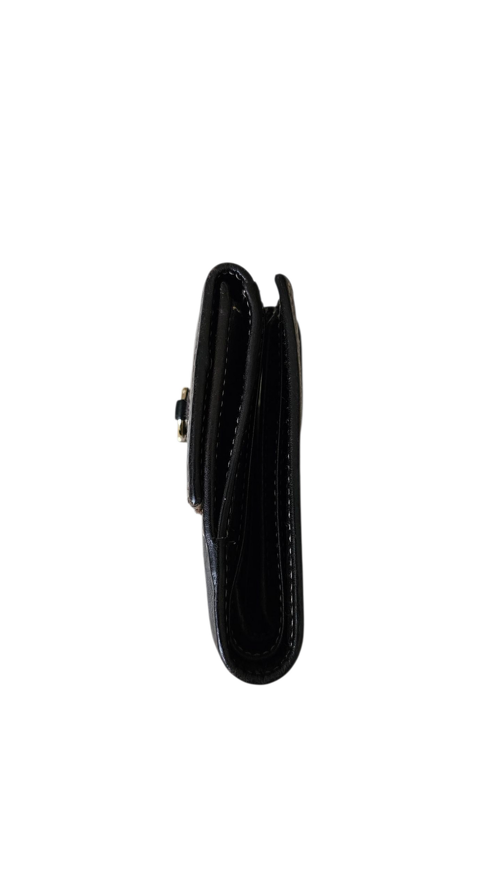 Gucci Brown Monogram Canvas Compact Wallet