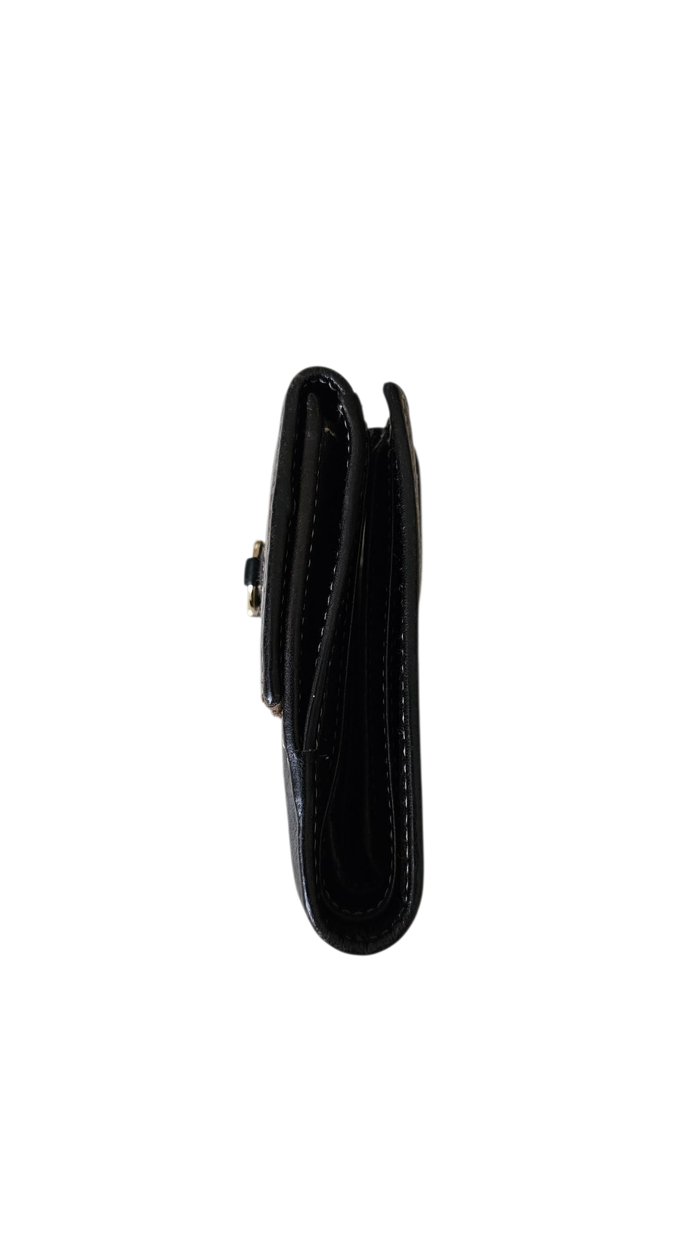 Gucci Brown Monogram Canvas Compact Wallet