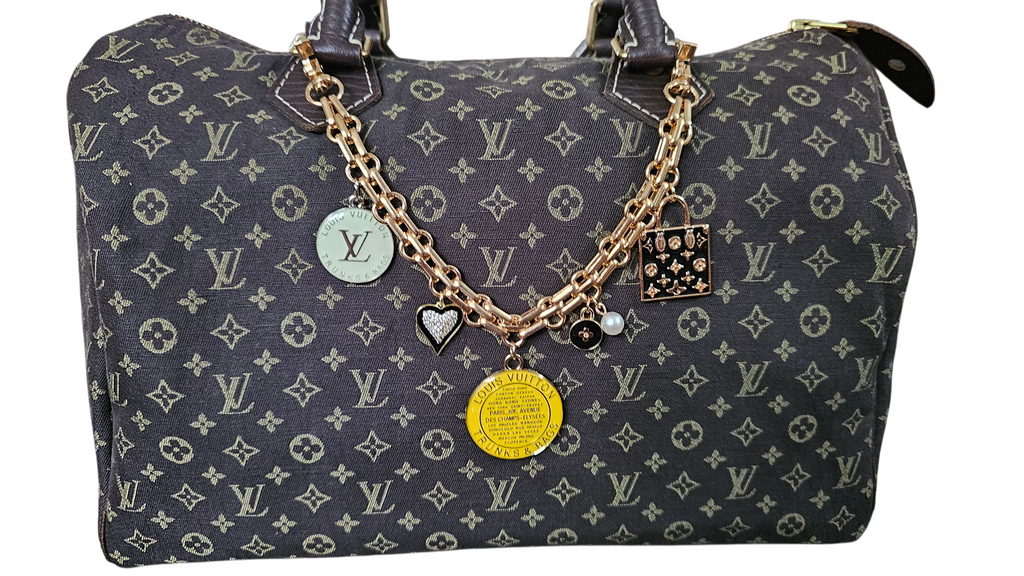 Upcycled Louis Vuitton Charmed Bag Collar