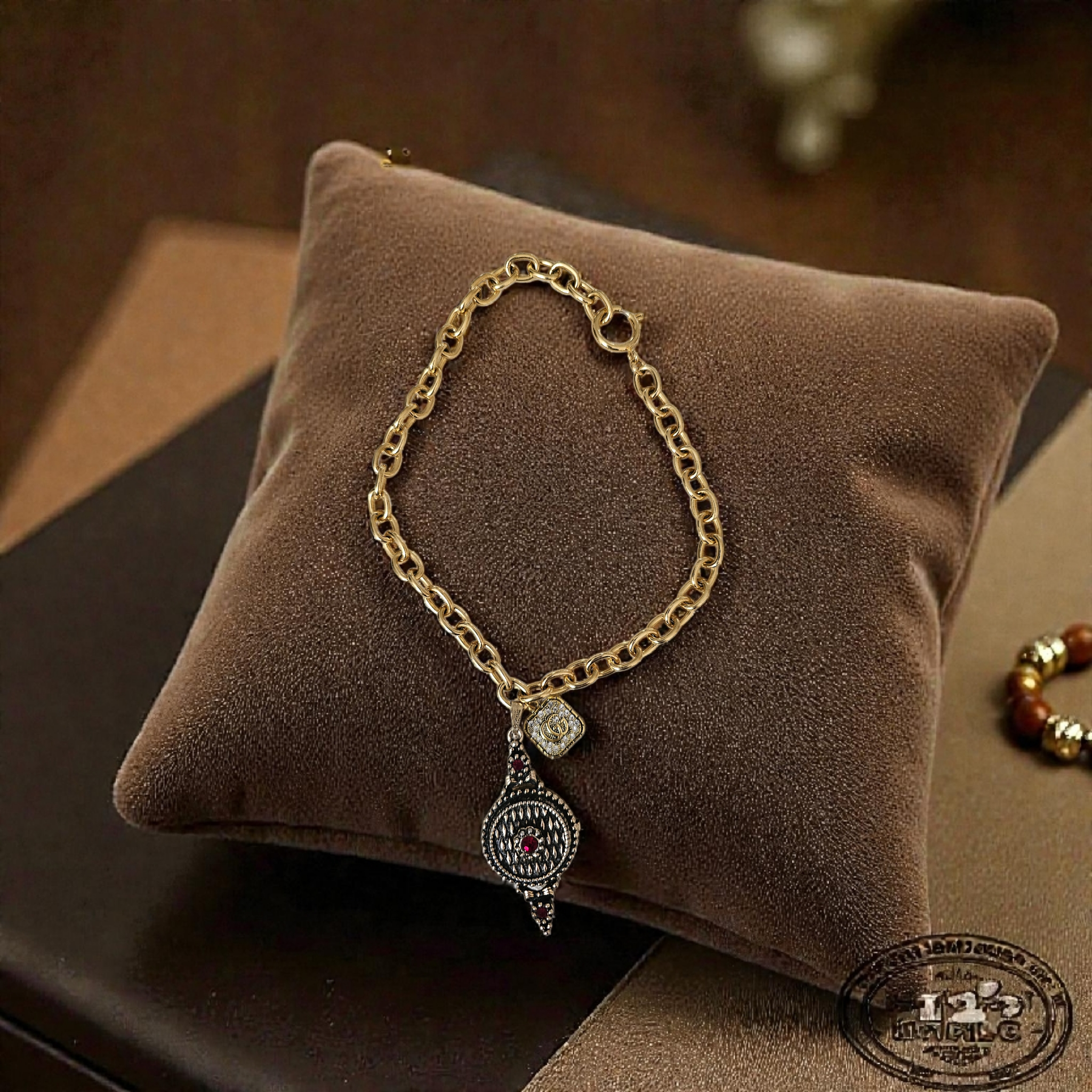 Upcycled Gucci Charm Vintage Perfume Locket Necklace