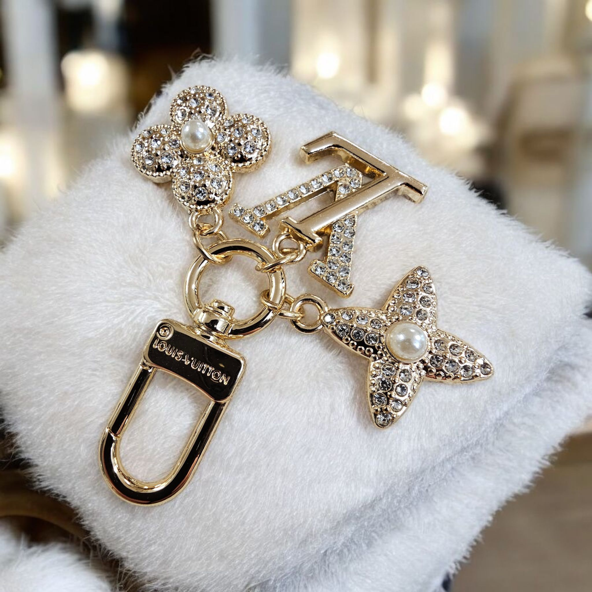 Upcycled Louis Vuitton Multi Charm Bag Charm