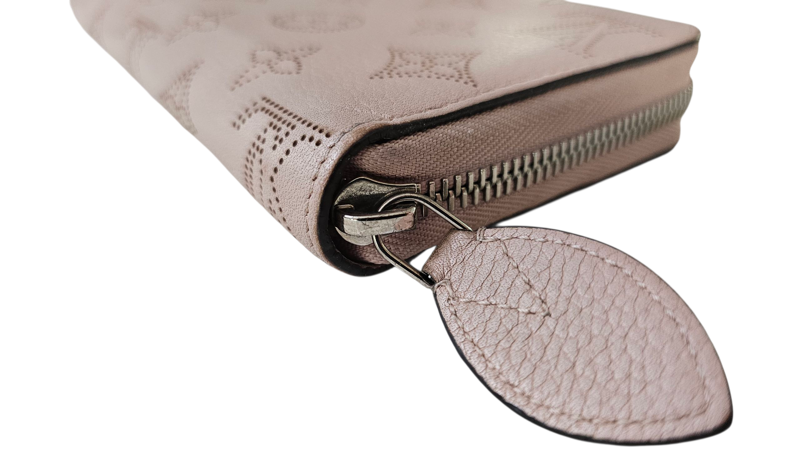 Louis Vuitton Monogram Mahina Zippy Long Wallet Blush Pink