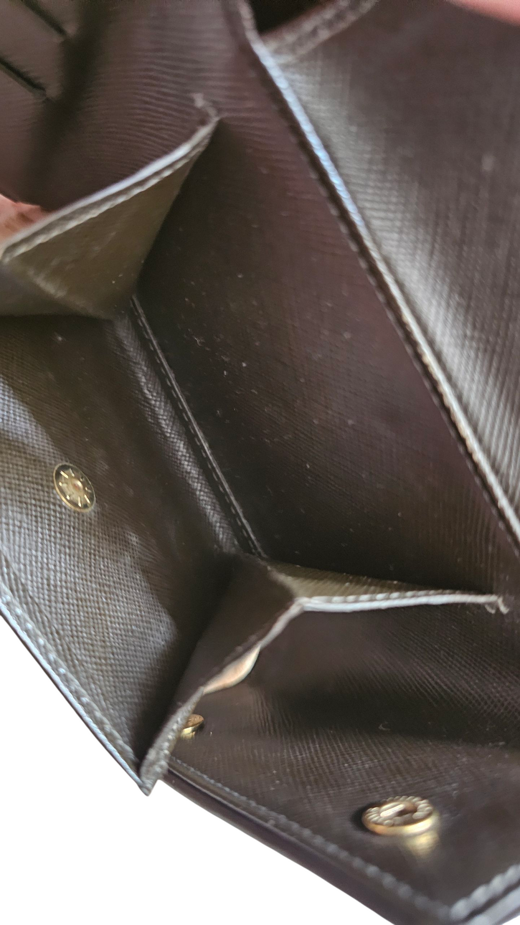 Louis Vuitton Mini Lin Porte-Billets Wallet Rare Green EUC Y2K