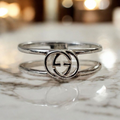 Women's Gucci Ring Sterling Silver 925