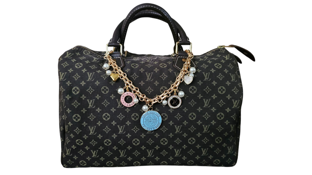 Upcycled Louis Vuitton Charmed Bag Collar