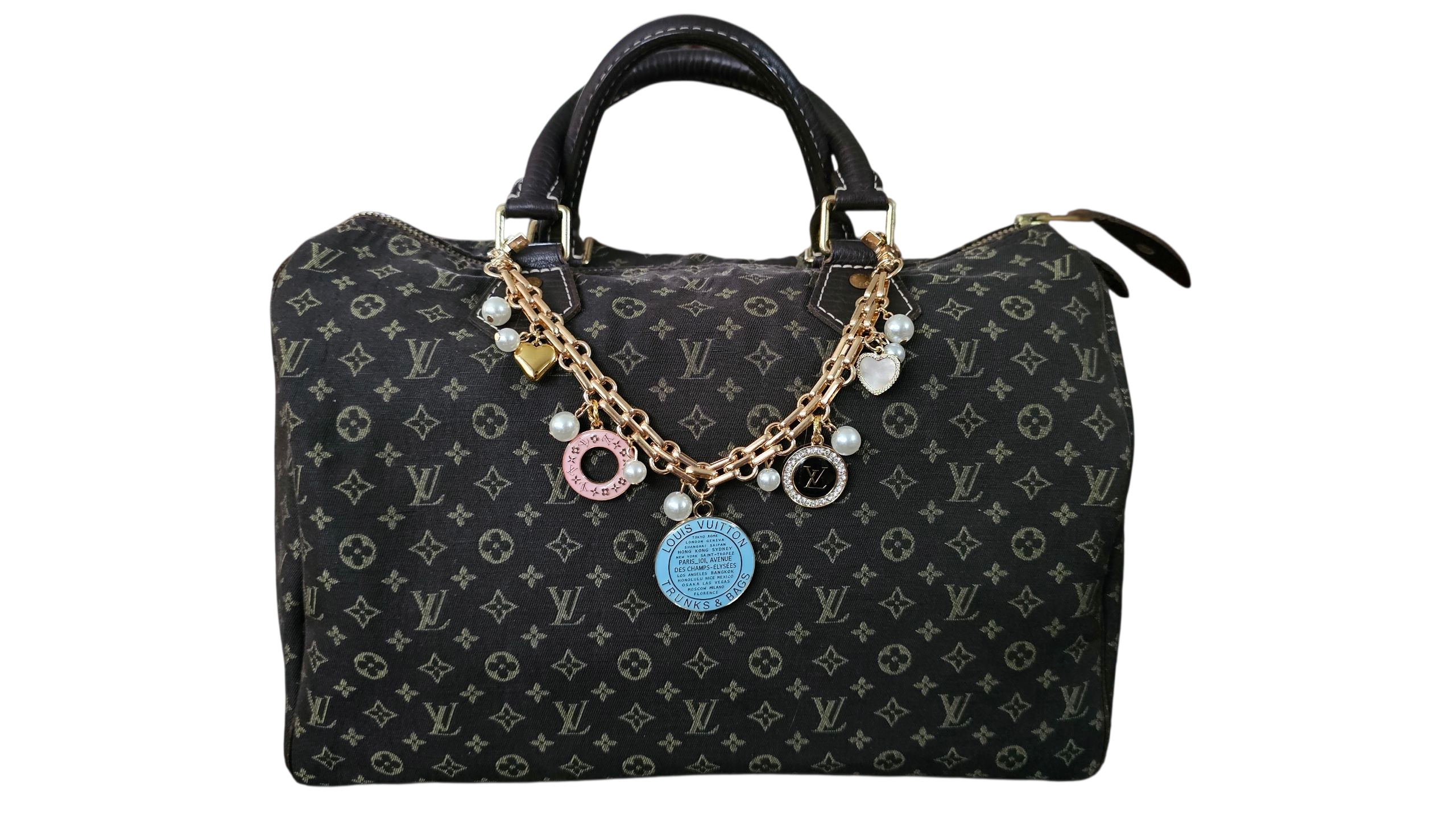 Upcycled Louis Vuitton Charmed Bag Collar