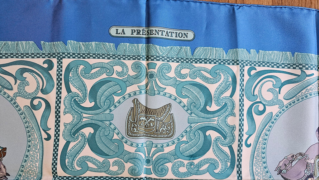 Hermes Carre 90 LA Presentation Silk Scarf