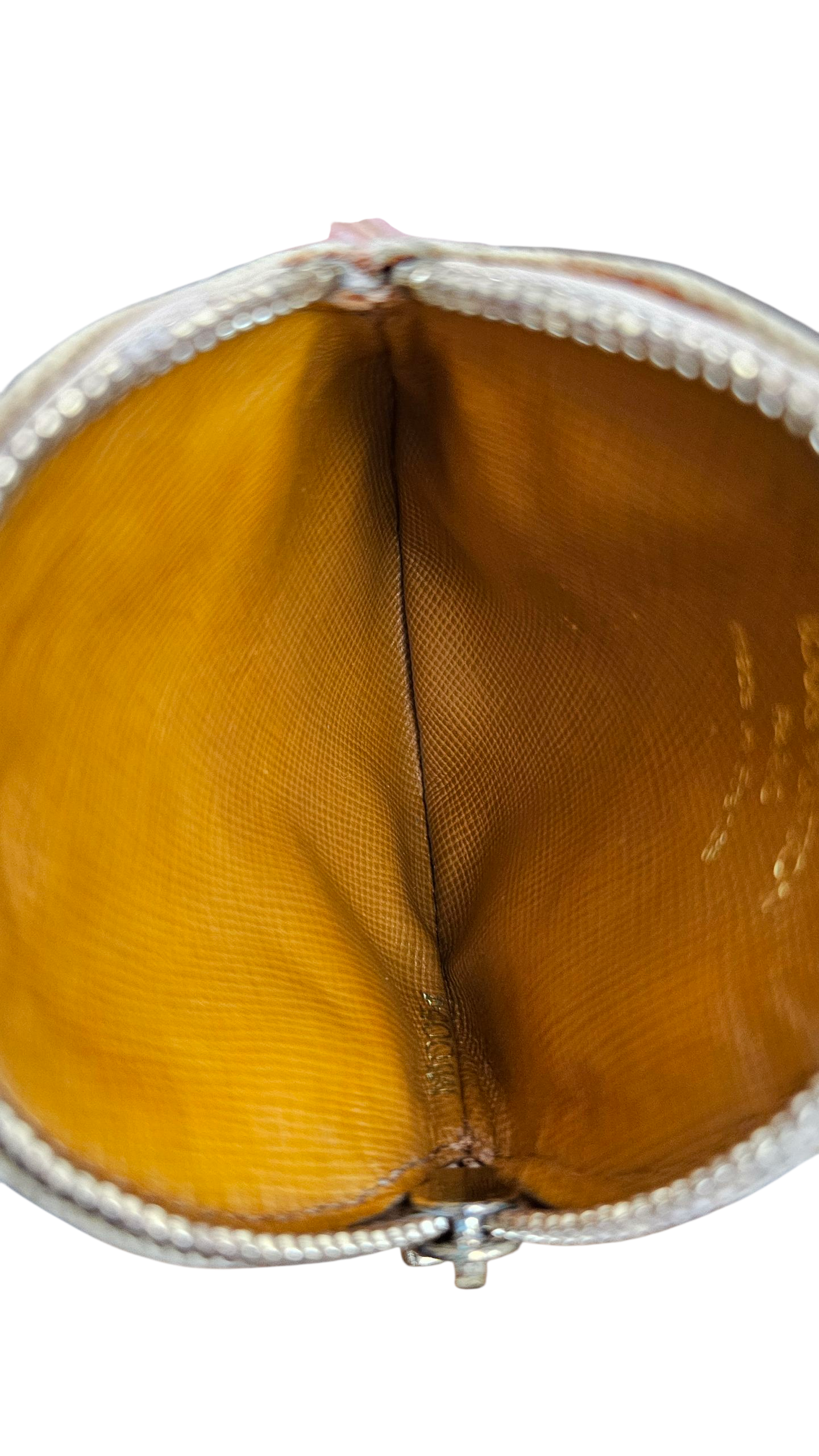 Louis Vuitton Limited Edition Mini Lin Coin Pouch Khaki Color