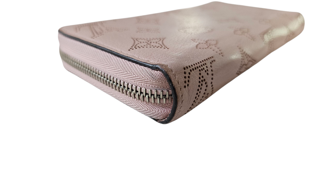Louis Vuitton Monogram Mahina Zippy Long Wallet Blush Pink