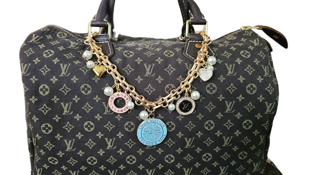 Upcycled Louis Vuitton Charmed Bag Collar