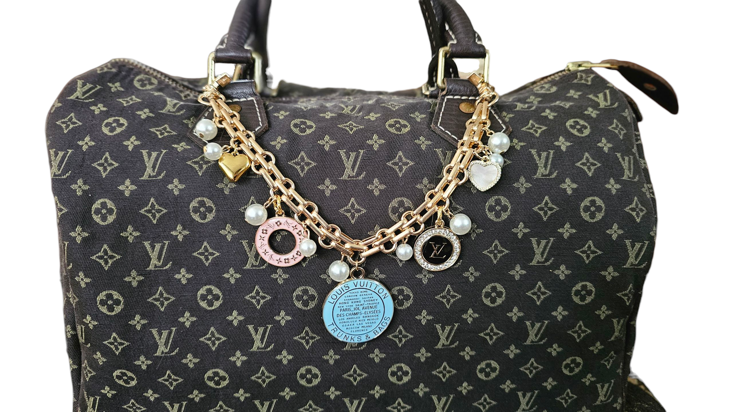 Upcycled Louis Vuitton Charmed Bag Collar