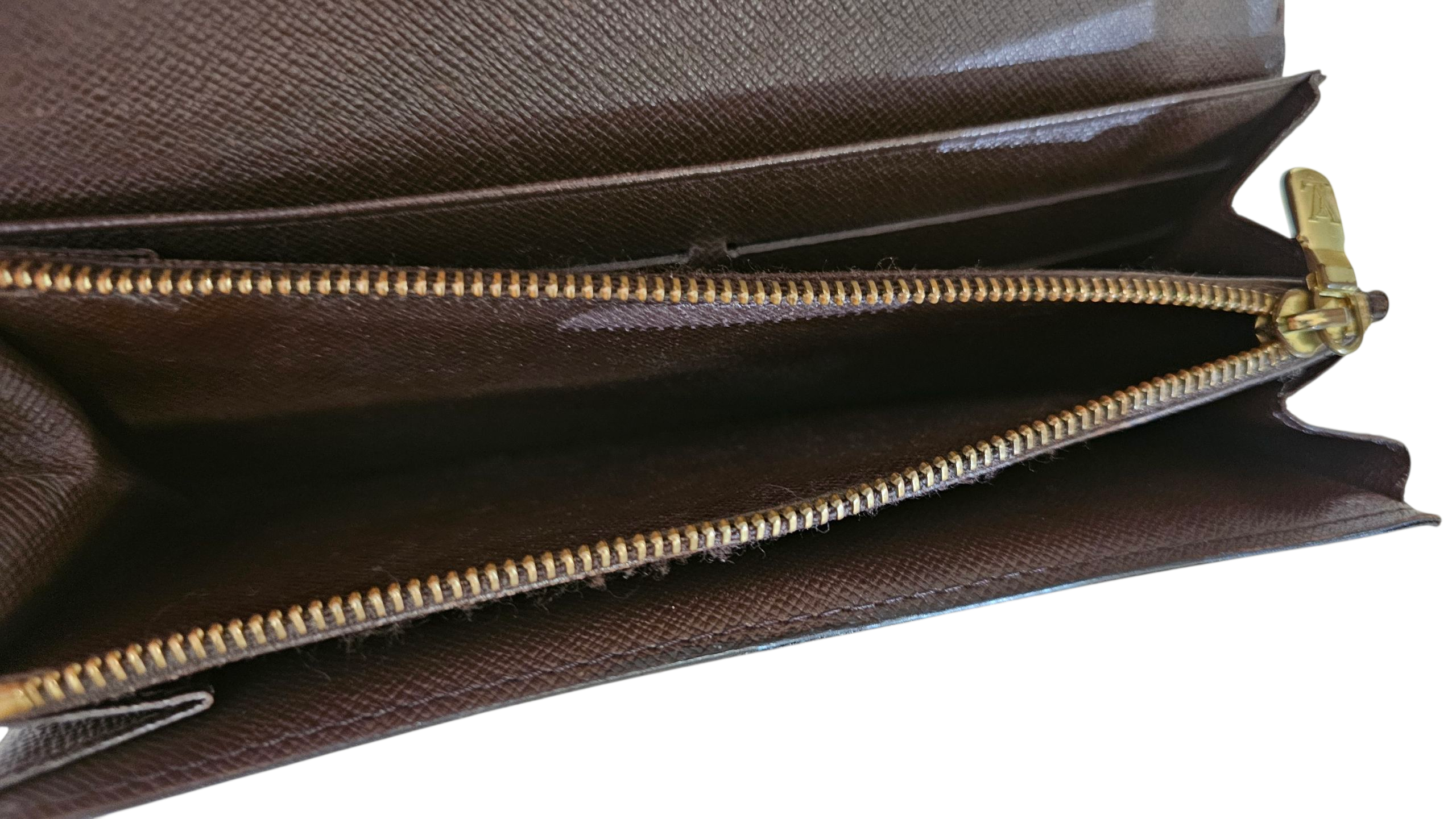 Louis Vuitton Damier Ebene Sarah Wallet