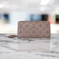 Louis Vuitton Monogram Mahina Zippy Long Wallet Blush Pink