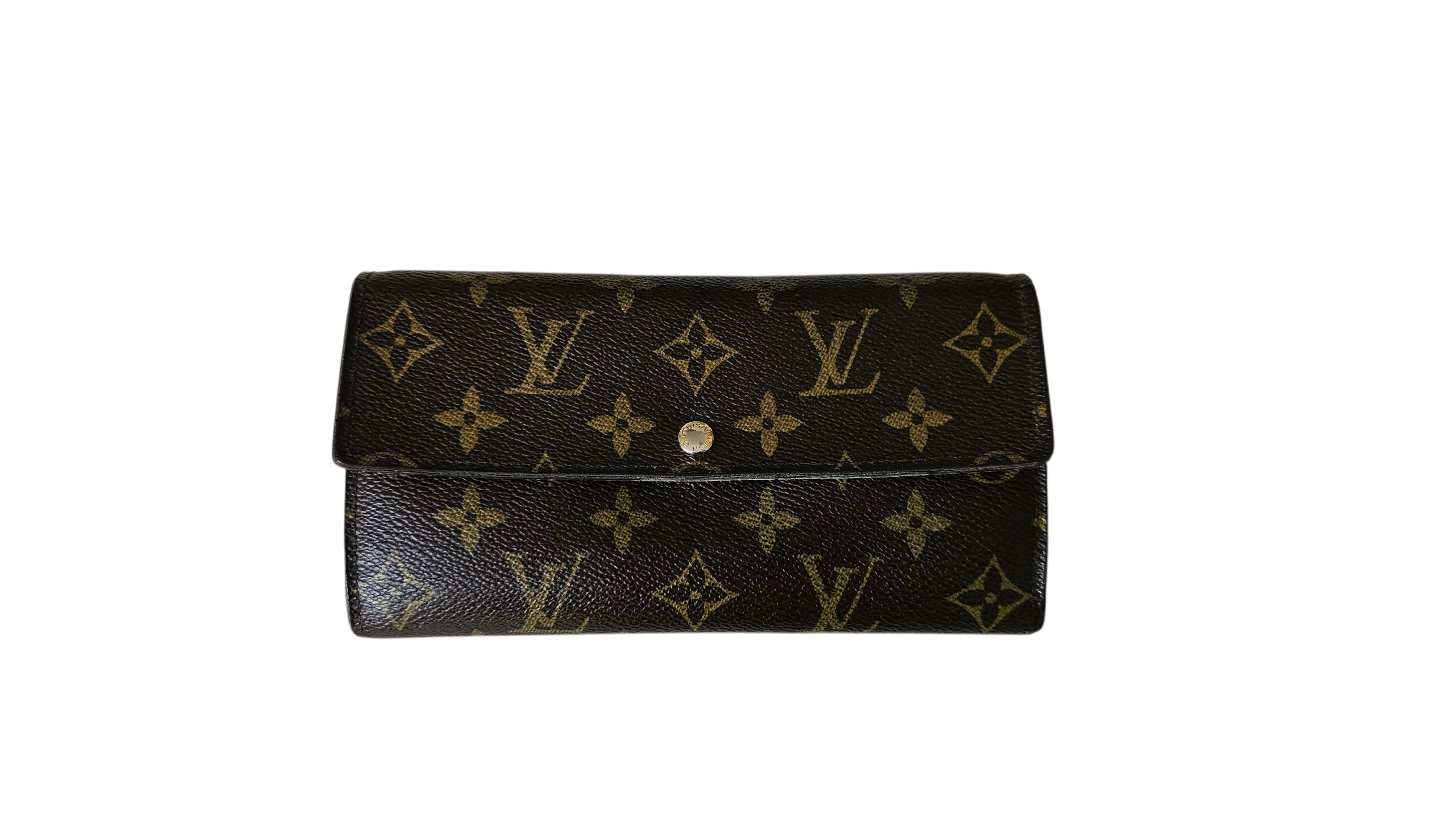 Louis Vuitton Monogram Sarah Long Wallet