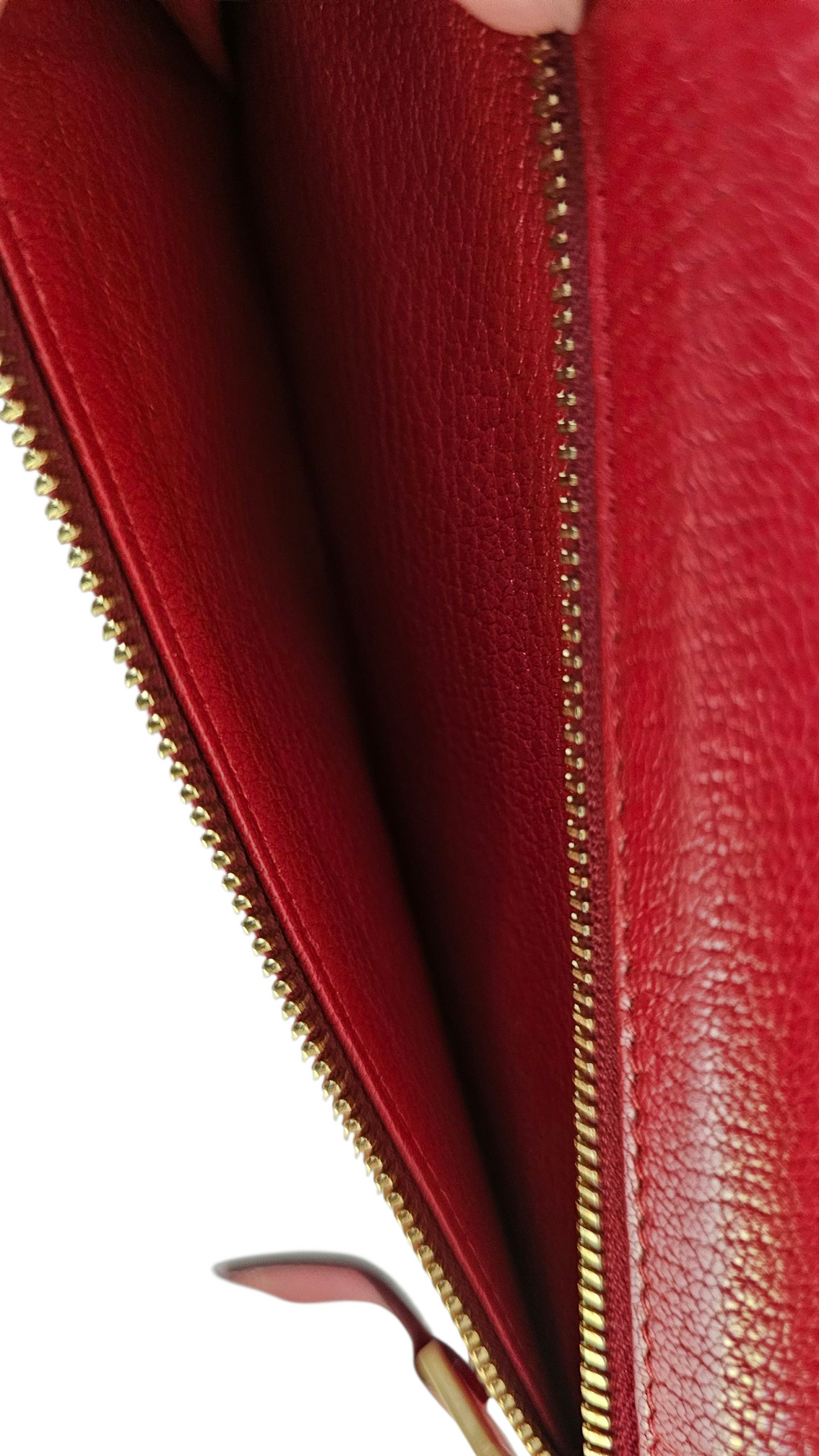 Mui Mui Forever Miu Miu Heart Envelope Wallet Red