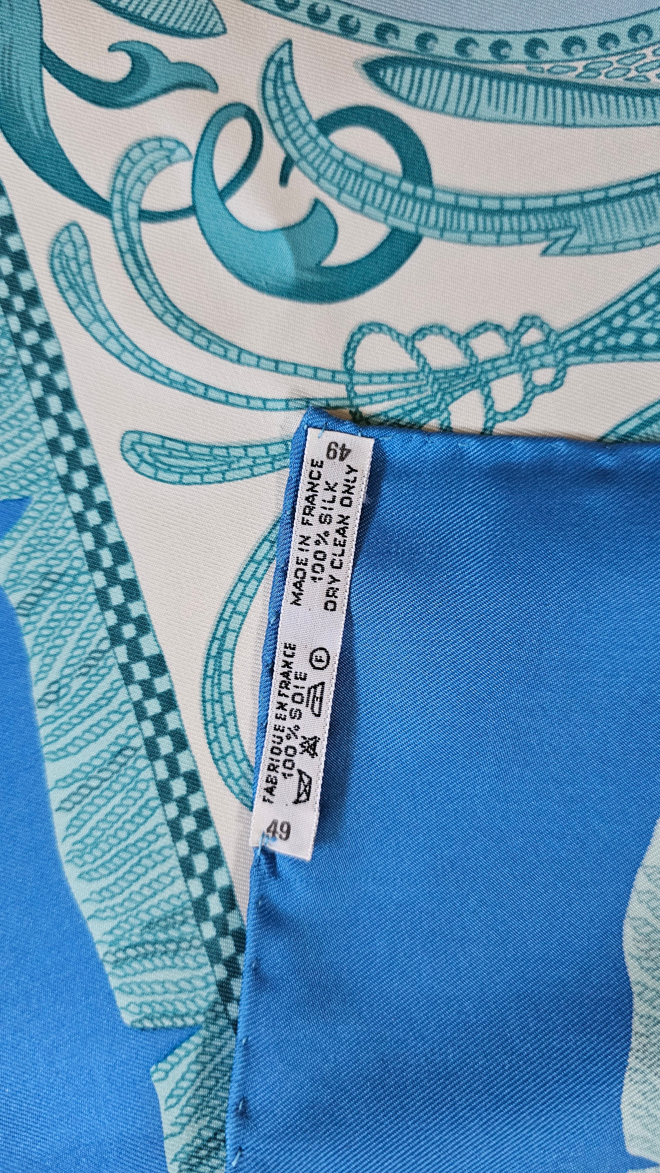 Hermes Carre 90 LA Presentation Silk Scarf