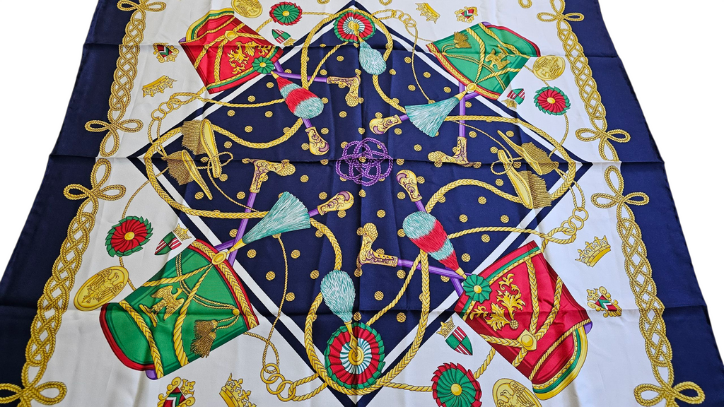 CELINE 100% Silk Scarf