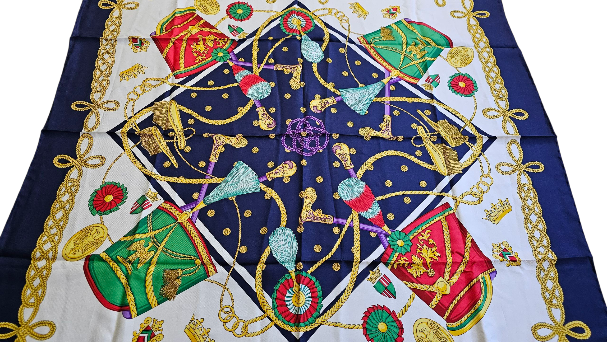 CELINE 100% Silk Scarf